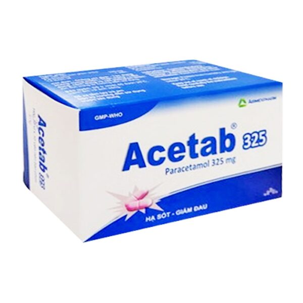 Acetab 325 Agimexpharm 10 vỉ x 10 viên