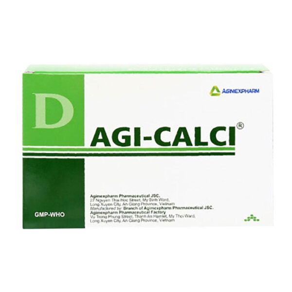 Agi-Calci Agimexpharm 20 vỉ x 10 viên