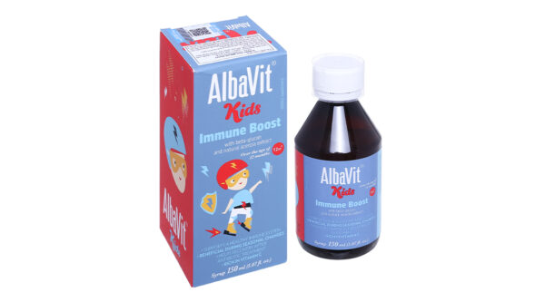 Siro Albavit Kids Immune Boost hỗ trợ tăng đề kháng