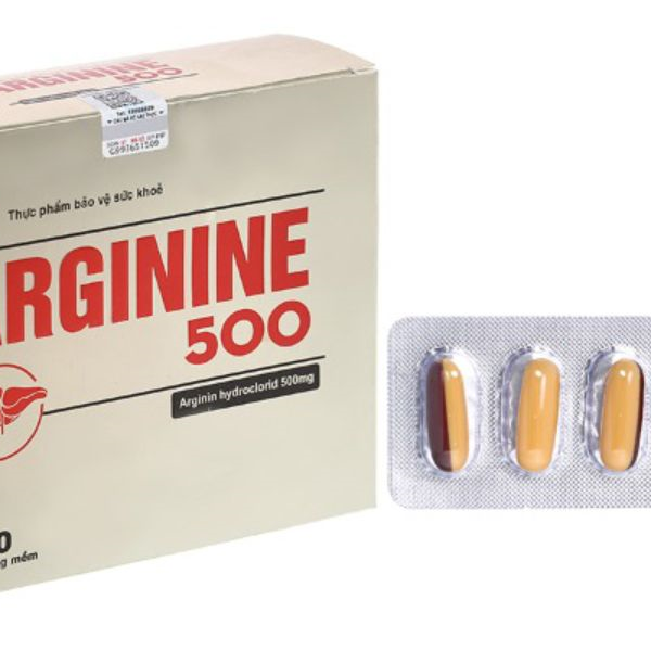 Arginine 500 hỗ trợ giải độc gan, bổ gan
