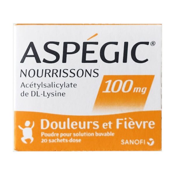 Aspegic 100mg Sanofi 20 gói