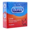 Bao cao su Durex Love, Hộp 03 cái