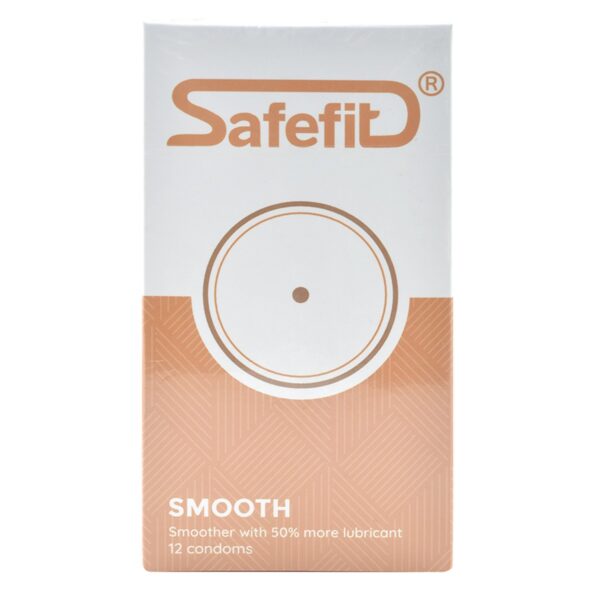 Bao Cao Su SafeFit Smooth, Hộp 12 Cái