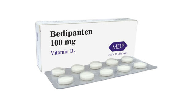 Bedipanten 100mg bổ sung vitamin B5, giảm mụn, ngăn rụng tóc