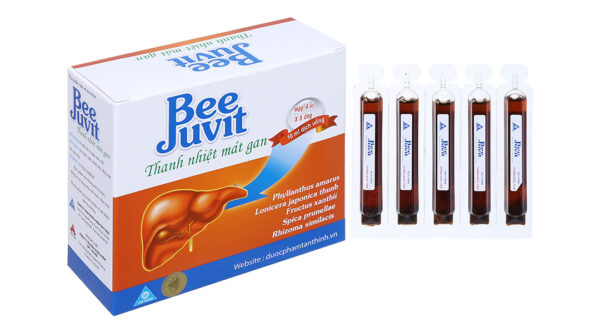 Dịch uống Beejuvit thanh nhiệt mát gan hỗ trợ giải độc gan