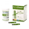 Benecheck Plus 25 Que - Que thử đường huyết Axit Uric