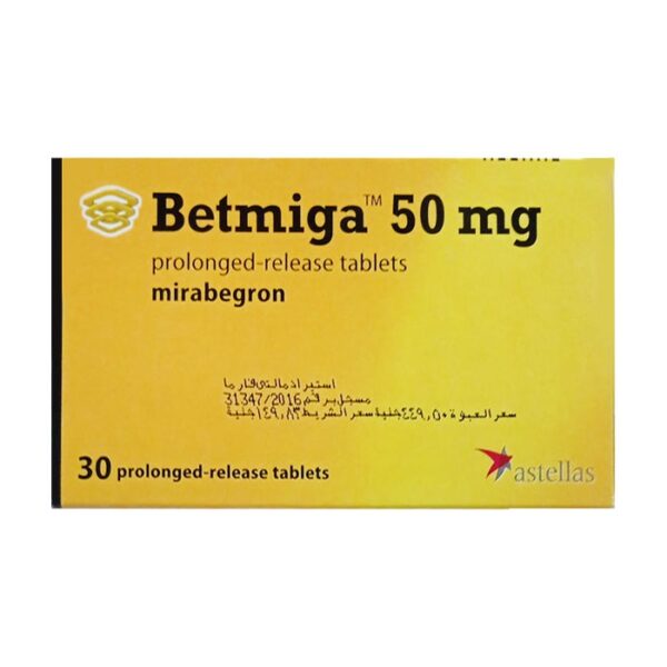 Betmiga 50mg Astellas 3 vỉ x 10 viên