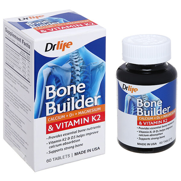 Drlife Bone Builder bổ sung canxi, ngừa loãng xương