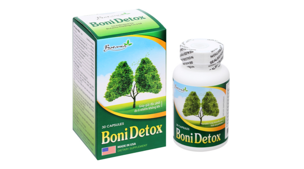 Boni Detox giải độc phổi, giúp long đờm, giảm ho