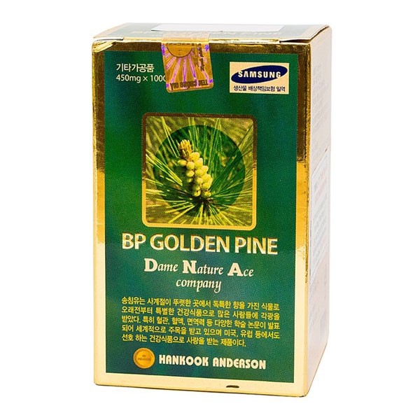 Tinh Dầu thông đỏ BP Golden Pine, Hộp 100 viên