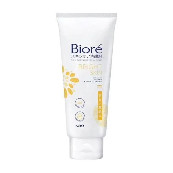 Bright Skin Biore 50g - Sữa rửa mặt thanh lọc da, sáng da