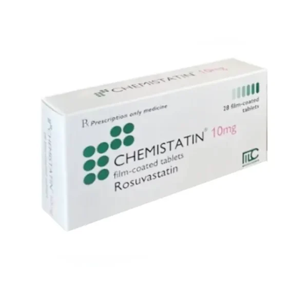 Chemistatin 10mg Medochemie 4 vỉ x 7 viên - Thuốc mỡ máu