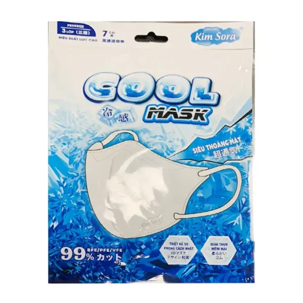 Cool Mask Kim Sora 7 chiếc -  Khẩu trang y tế ngăn ngừa vi khuẩn