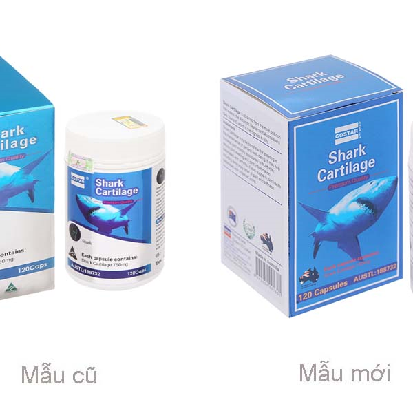 Sụn cá mập Costar Shark Cartilage tăng dịch khớp, ngừa thoái hóa khớp