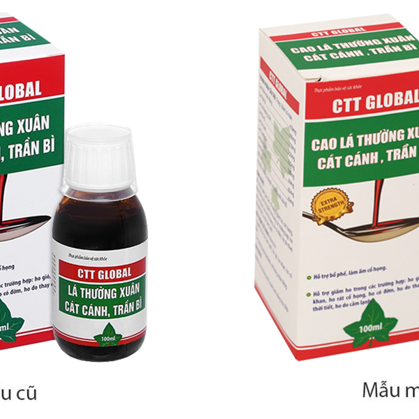 Siro CTT Global hỗ trợ giảm ho, bổ phổi