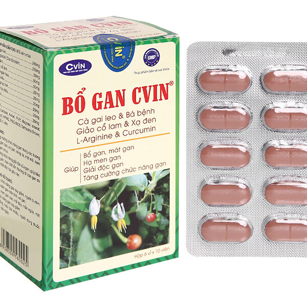 Bổ Gan Cvin hỗ trợ giải độc, tăng cường chức năng gan