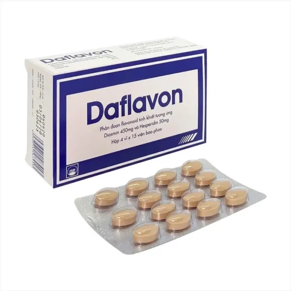 Daflavon PMP 4 vỉ x 15 viên