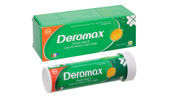 Viên sủi Deromax hỗ trợ tăng cường sức khỏe