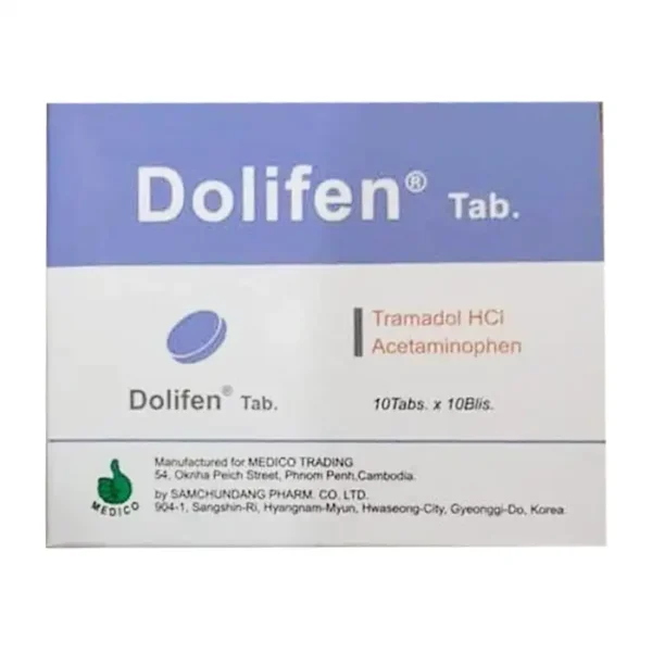 Dolifen Tab Medico 10 vỉ x 10 viên - Thuốc giảm đau vừa đến nặng