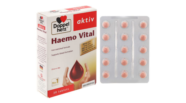 Doppelherz Aktiv Haemo Vital bổ sung sắt