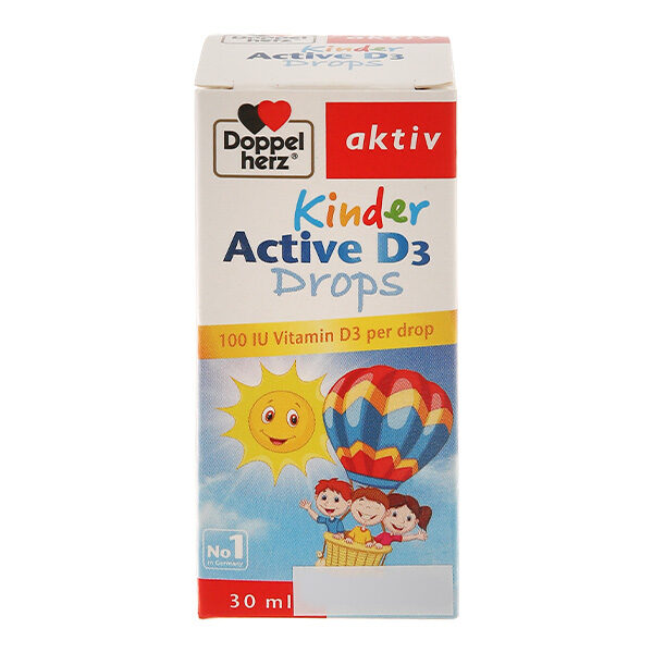 Siro Doppelherz Aktiv Kinder Active D3 Drops bổ sung vitamin cho bé
