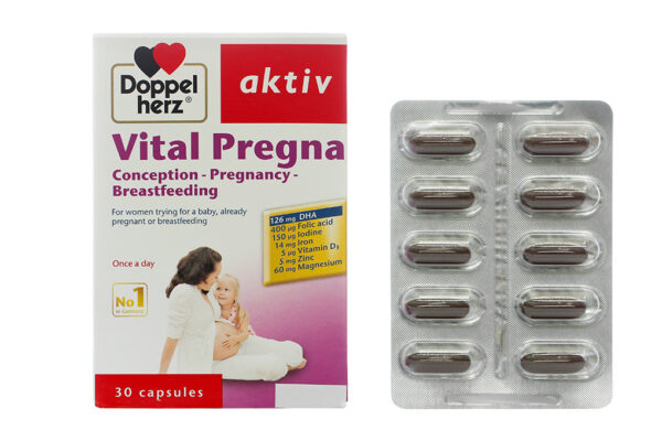 Doppelherz Aktiv Vital Pregna bổ sung vitamin cho bà bầu