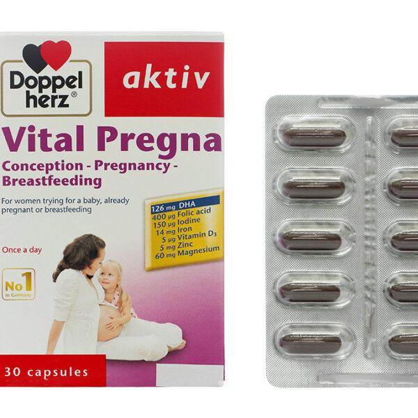 Doppelherz Aktiv Vital Pregna bổ sung vitamin cho bà bầu