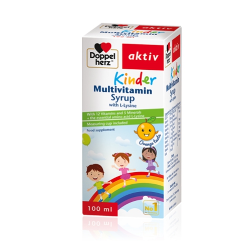 Tpbvsk Doppelherz Kinder Multivitamin Syrup with L-Lysine