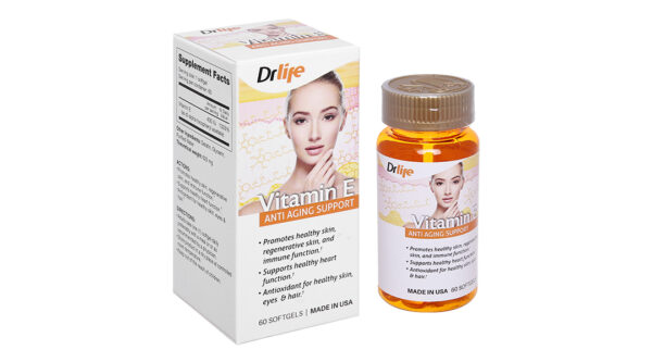 Drlife Vitamin E hạn chế lão hóa, làm đẹp da