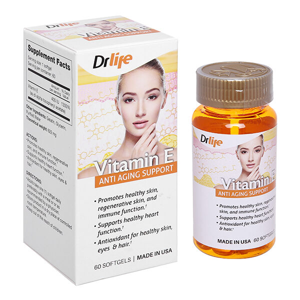 Drlife Vitamin E hạn chế lão hóa, làm đẹp da
