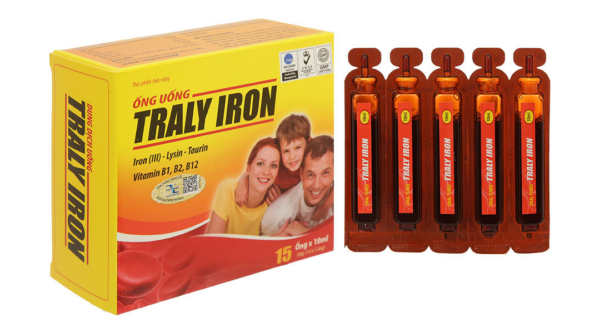 Siro Traly Iron bổ sung sắt, vitamin và khoáng chất
