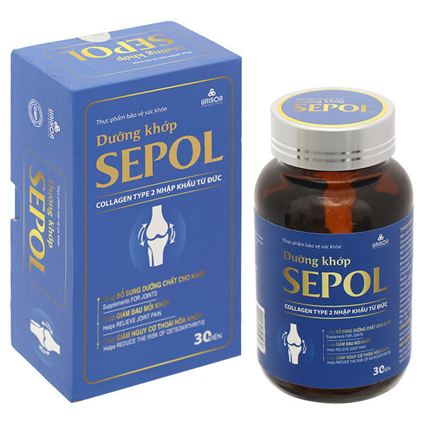 Dưỡng khớp Sepol giúp bổ sung dưỡng chất, giảm nguy cơ thoái hóa khớp