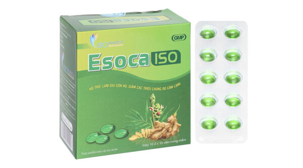 Esoca Iso hỗ trợ giảm triệu chứng cảm lạnh