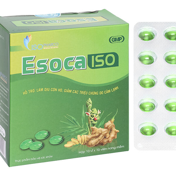 Esoca Iso hỗ trợ giảm triệu chứng cảm lạnh