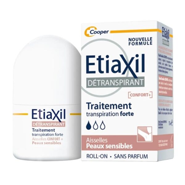 Etiaxil Detranspirant Peaux Confort + Aisselles Cooper 15ml - Lăn khử mùi cho da siêu nhạy cảm