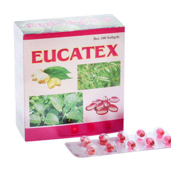 Eucatex hồng hỗ trợ giảm ho, đau rát họng