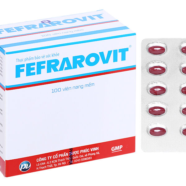 Fefrarovit bổ sung sắt, hỗ trợ tạo máu