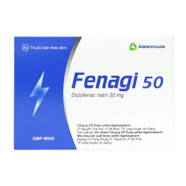 Fenagi 50mg Agimexpharm 10 vỉ x 10 viên