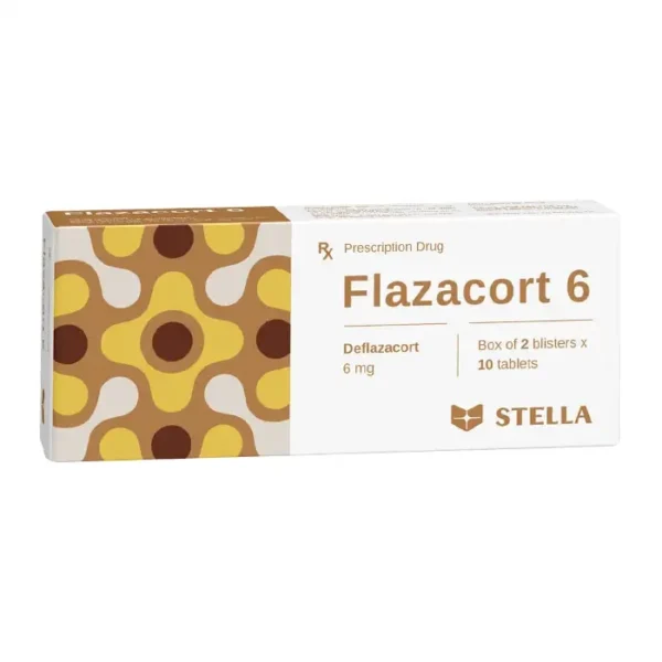 Flazacort 6 Stella 2 vỉ x10 viên - Thuốc kháng viêm