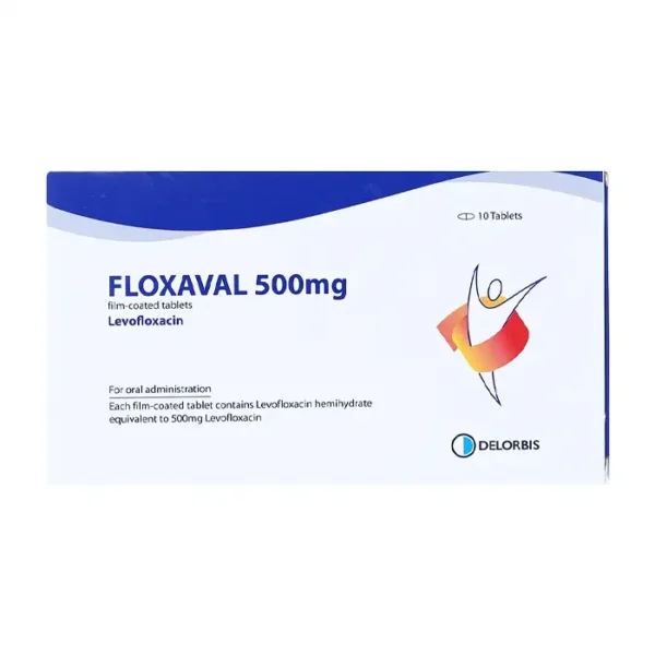 Floxaval 500mg Delorbis 1 vỉ x 10 viên