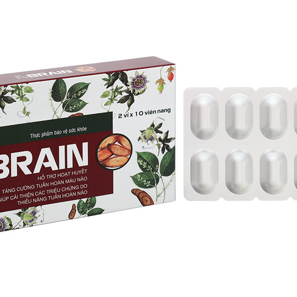 FoBRAIN hỗ trợ hoạt huyết, tăng cường tuần hoàn máu não