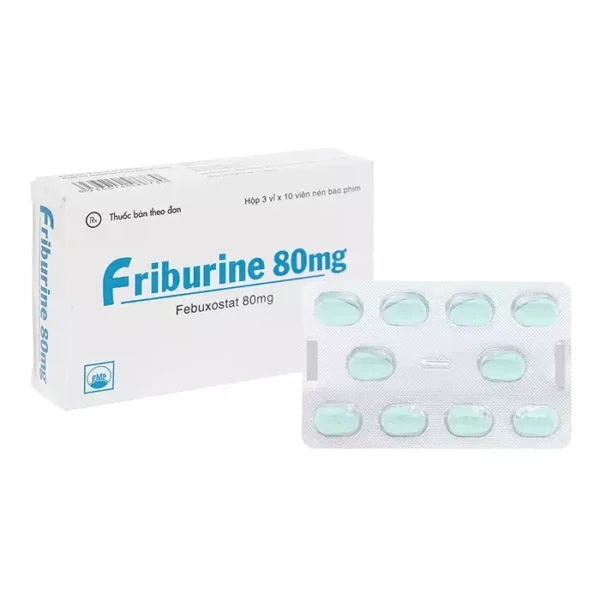 Friburine 80mg Pymepharco 3 vỉ x 10 viên