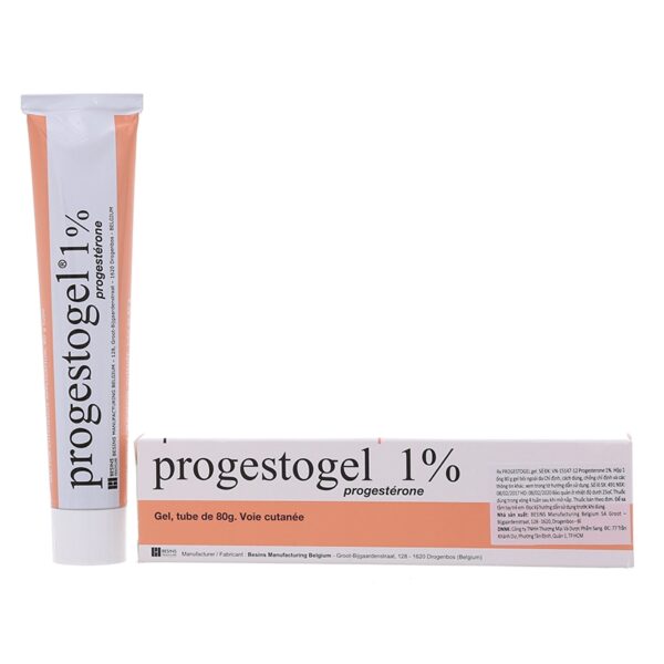 Gel điều trị đau vú đơn thuần PROGESTOGEL, Hộp 80gr