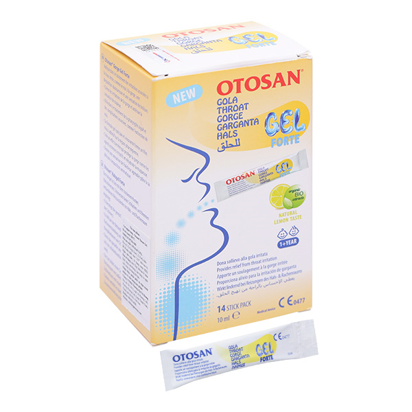 Otosan Throat Gel Forte hỗ trợ giảm ho, đau rát họng