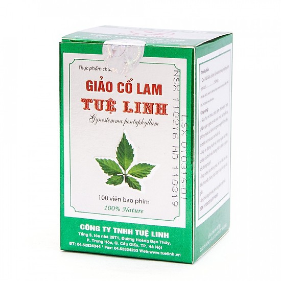 Giảo cổ lam tuệ linh, Chai 100 viên