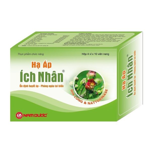 Hạ áp ích nhân, Hộp 40 viên