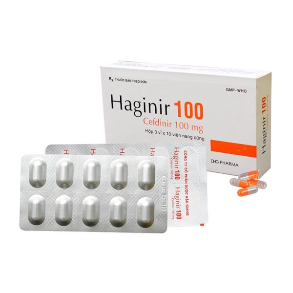 Haginir 100mg DHG 3 vỉ x 10 viên