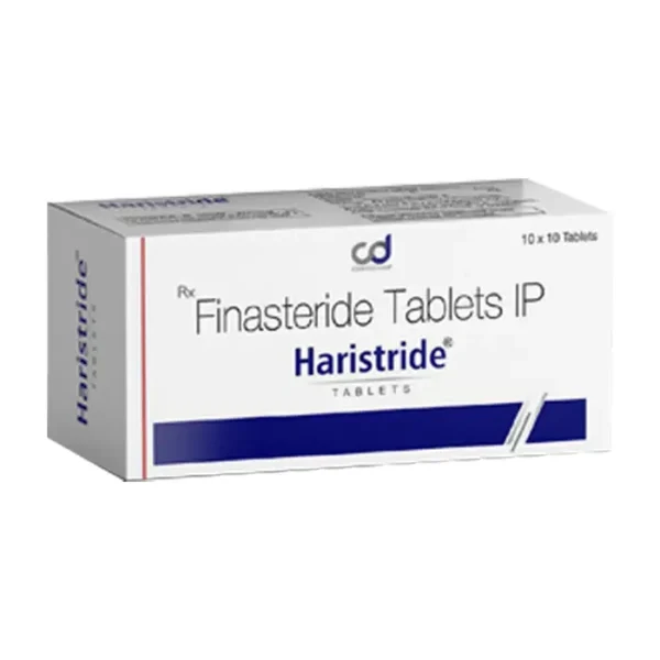 Haristride Finasteride 1mg Contiderma 10 vỉ x 10 viên - Điều trị rụng tóc cho nam giới