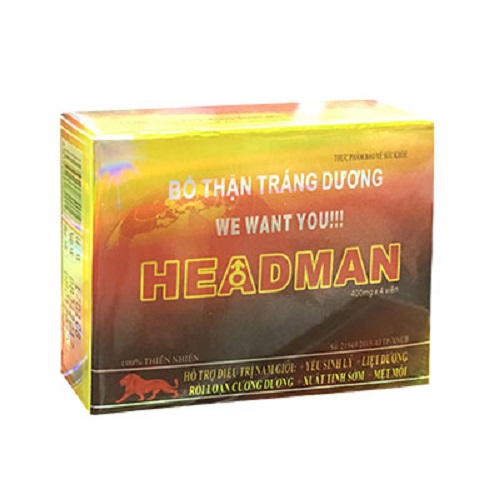 Thực phẩm bảo vệ sức khỏe Headman, Hộp 48 viên