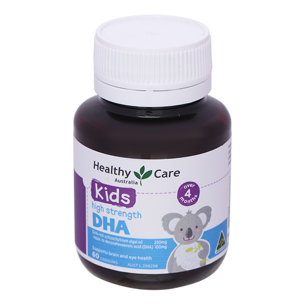 Healthy Care Kids High Strength DHA tốt cho não bộ và mắt